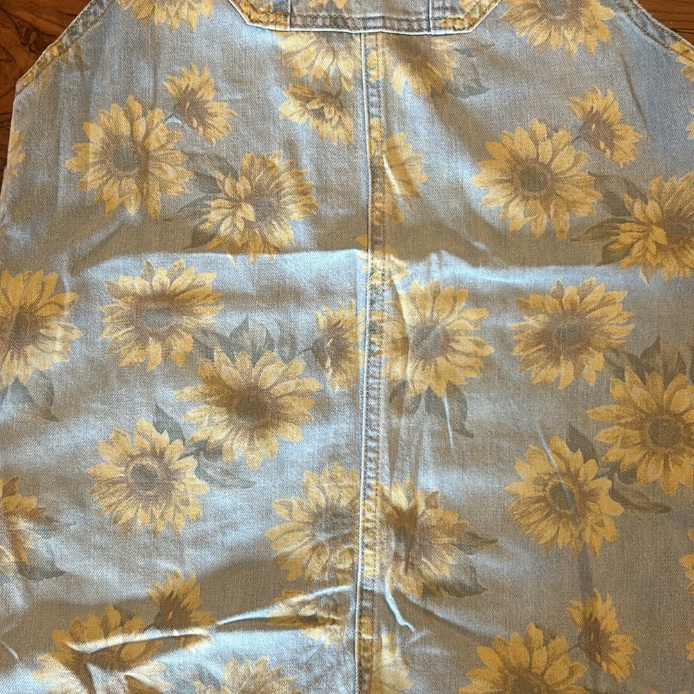 Denim skirt overalls - Picture 2 of 2
